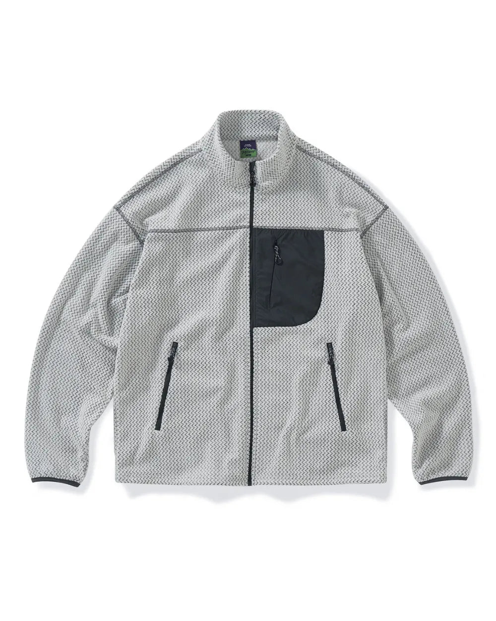 FLEECE ZIP UP ZIPPER JACKET W1933