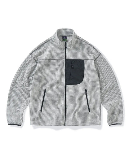 FLEECE ZIP UP ZIPPER JACKET W1933