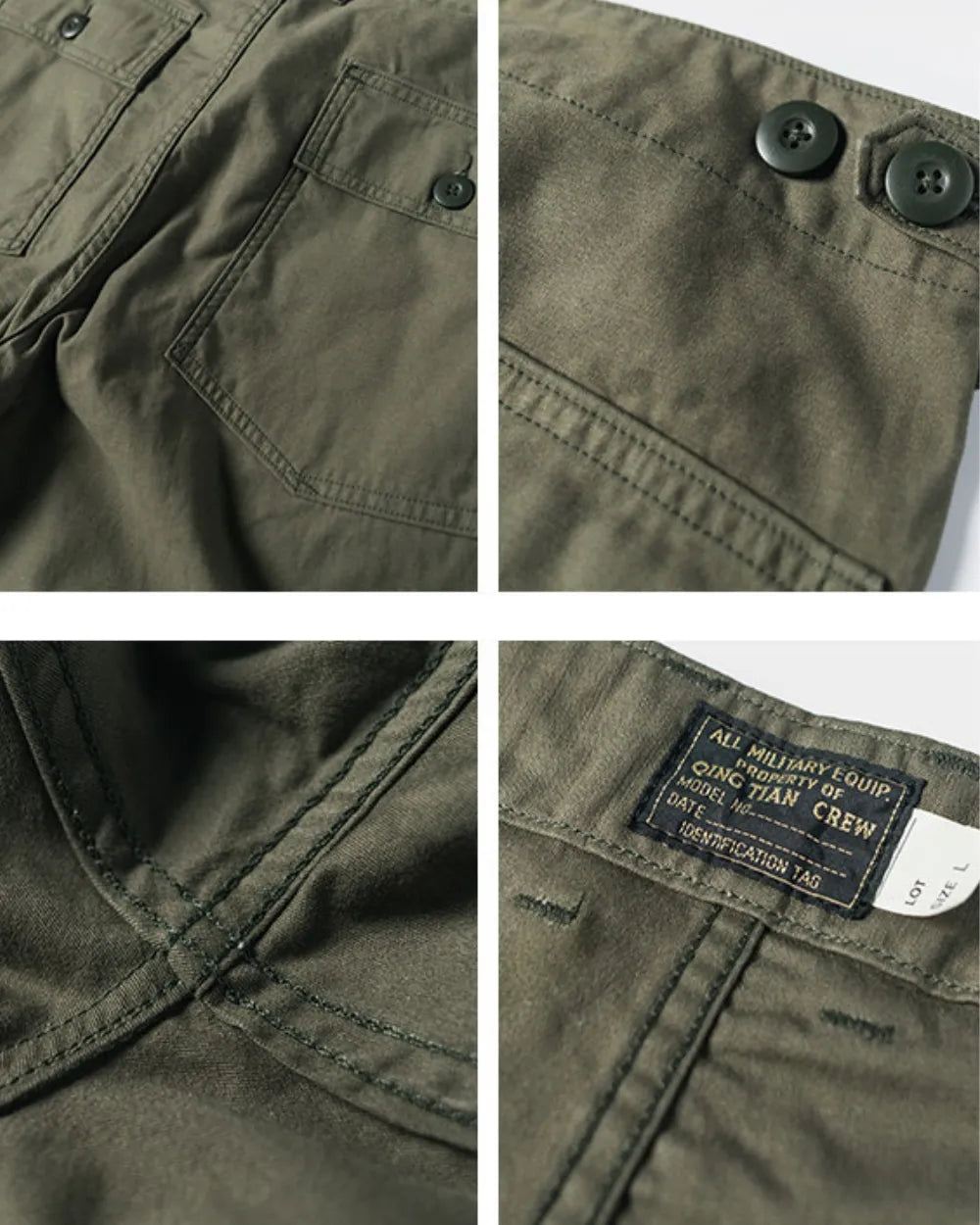 STRAIGHT TACTICAL CHINO PANTS W1887