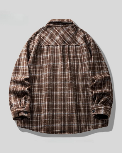 CHECK LOOSE FIT FLANNEL SHIRTS W1981