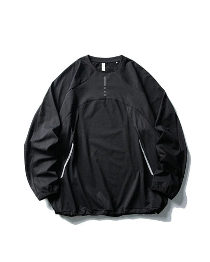 PANELLED TECH LONG TEE W1874