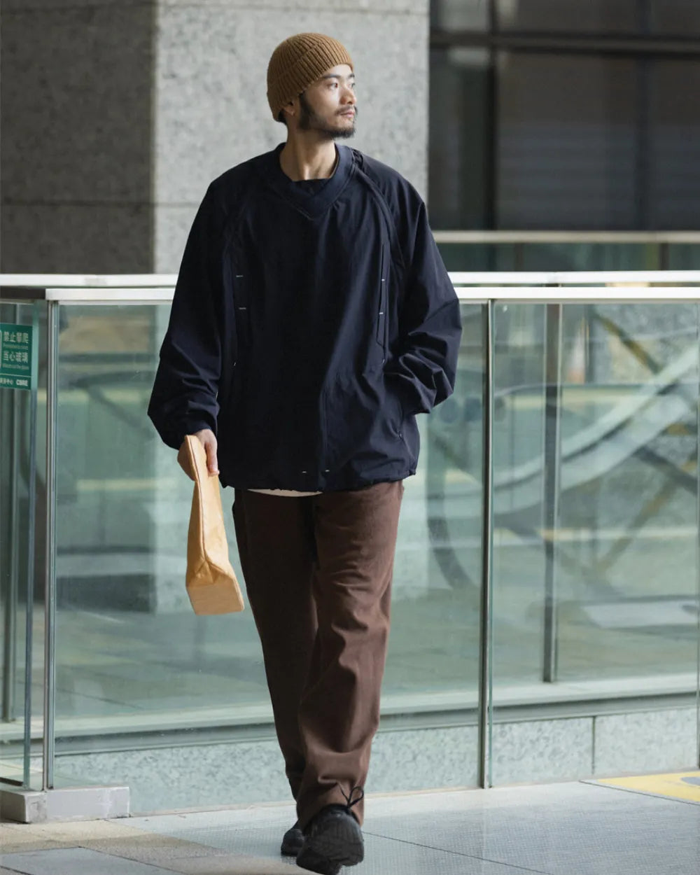 DETACHABLE SLEEVE 2WAY JACKET W1900