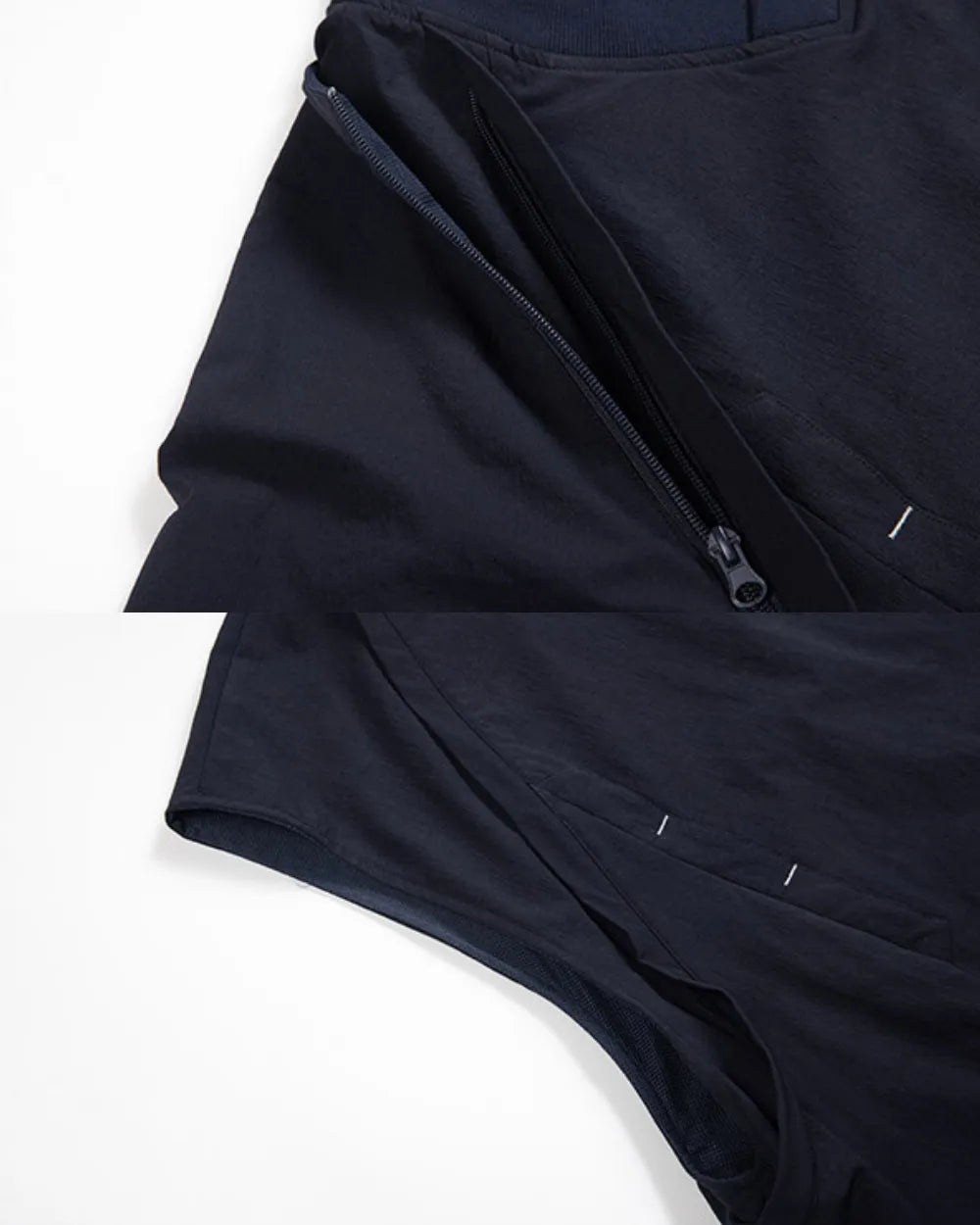 DETACHABLE SLEEVE 2WAY JACKET W1900