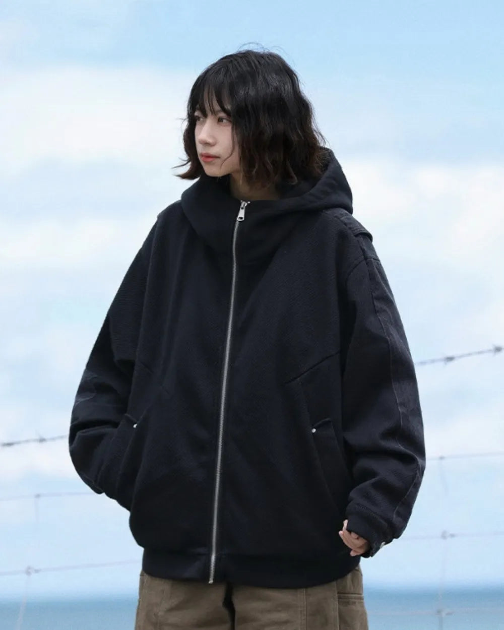 HEAVYWEIGHT FULL ZIP HOODIE W1931