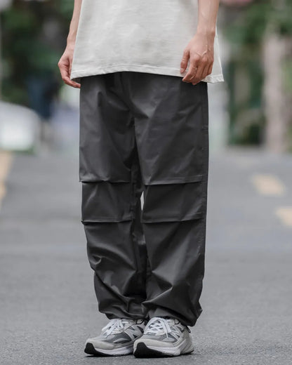 NYLON WIDE CARGO PANTS W1774