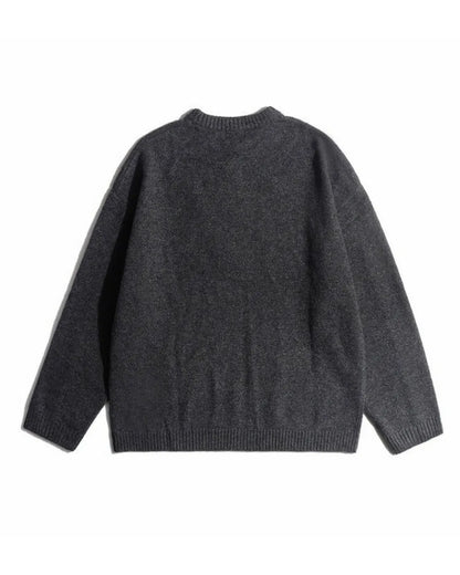 LOOSE FIT KNIT SWEATER W1985