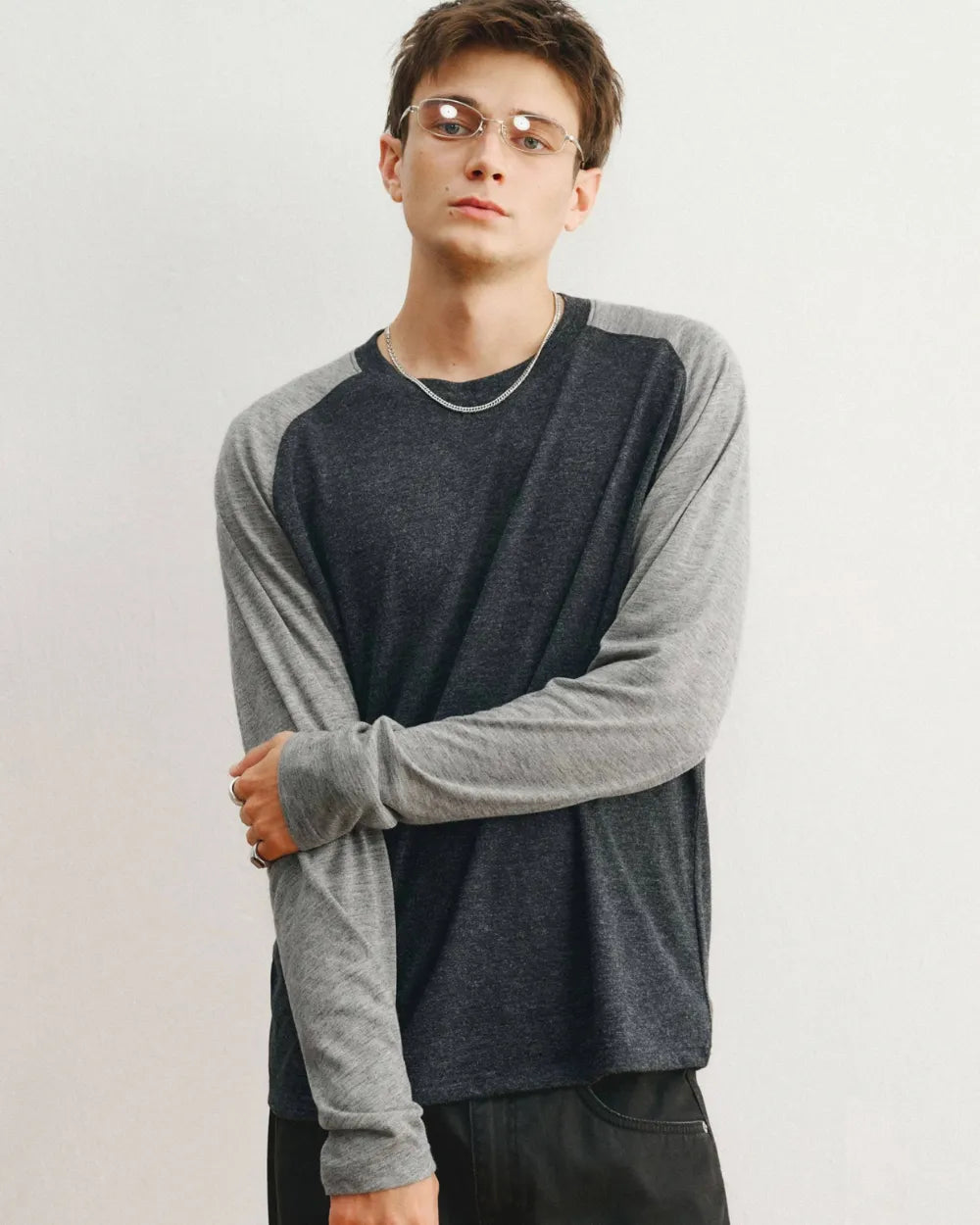 RAGLAN SLEEVE LONG TEE W1963