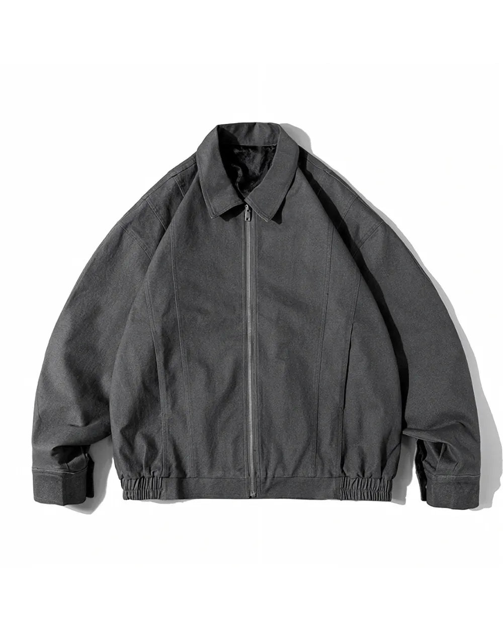 COLLAR ZIPPER LOOSE JACKET W1959