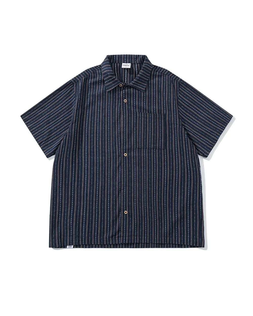 STRIPE SHORT SLEEVE SHIRT W1812