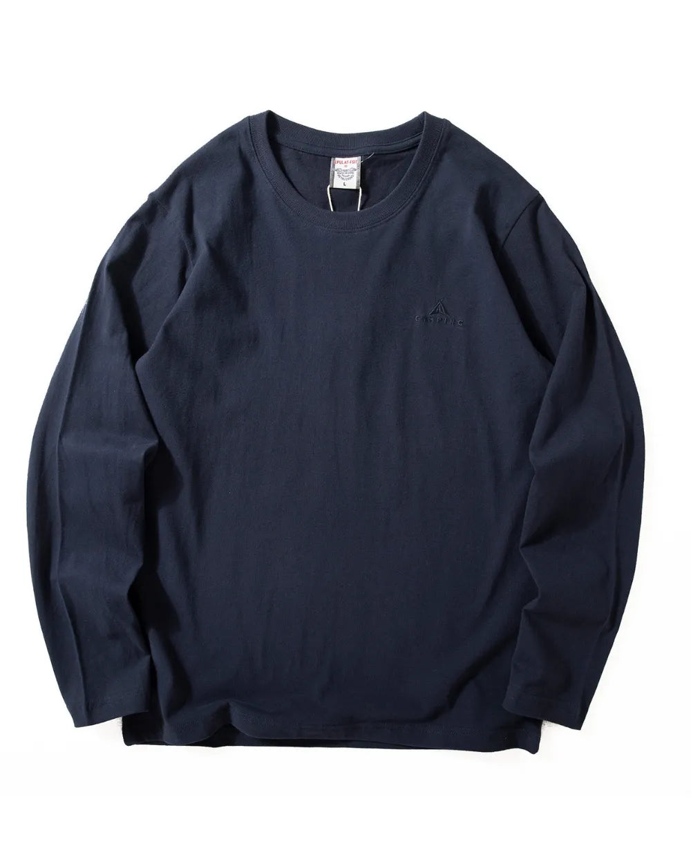 CAMPING EMBROIDERED LOOSE LONG TEE W1975