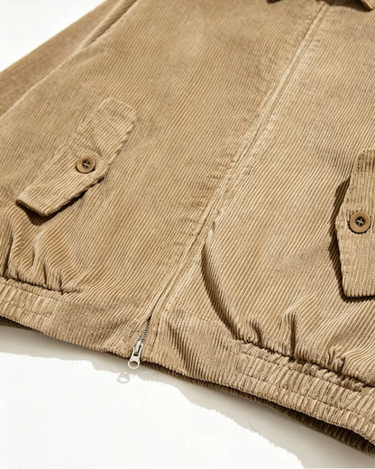 CORDUROY ZIP UP JACKET W1893
