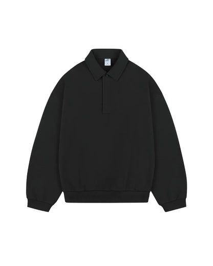 COLLAR SWEAT LOOSE POLO W1855