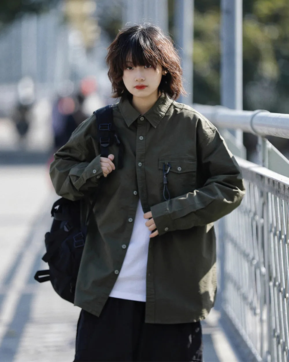 CARABINER POCKET LONG SLEEVE SHIRT W1830