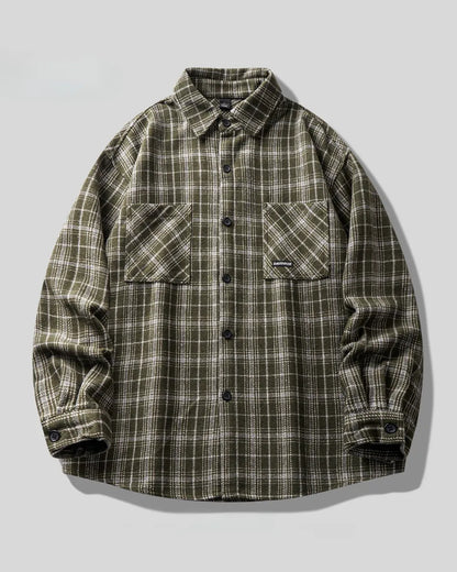 CHECK LOOSE FIT FLANNEL SHIRTS W1981