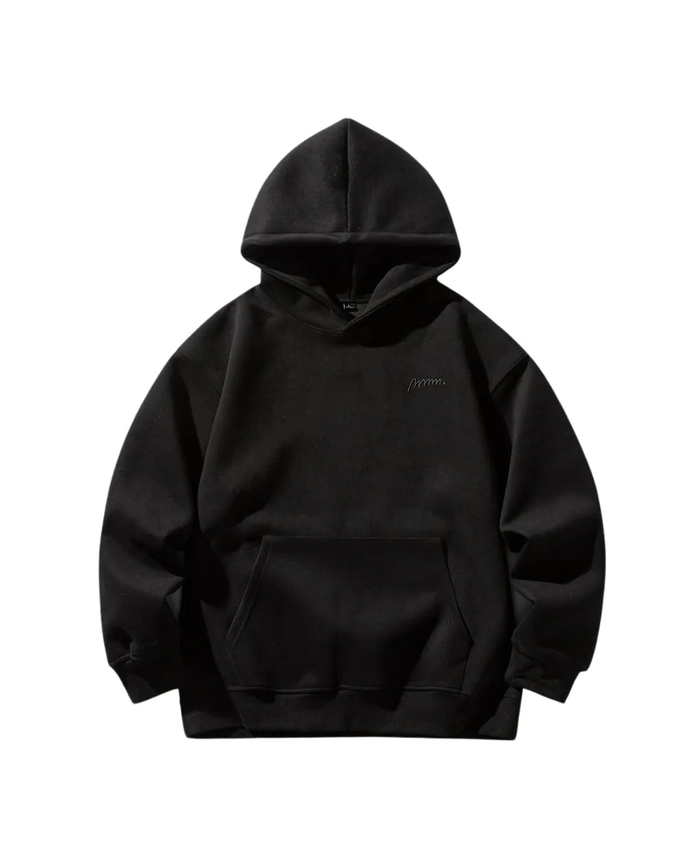 MINIMAL EMBROIDERY OVERSIZED HOODIE W1848