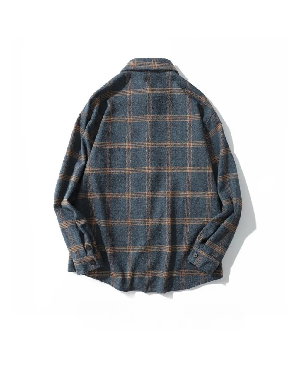 RETRO CHECK OVERSIZED FLANNEL SHIRTS W1859