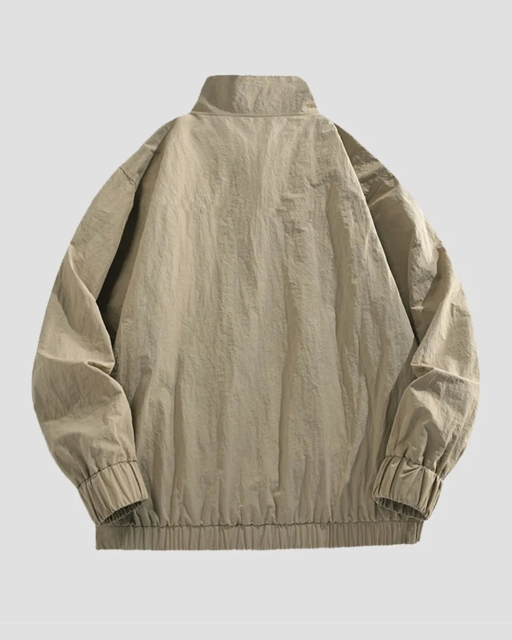 NYLON HIGH NECK ZIPPER JACKET W1953