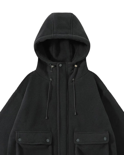 FLEECE HOODIE JACKET W1942