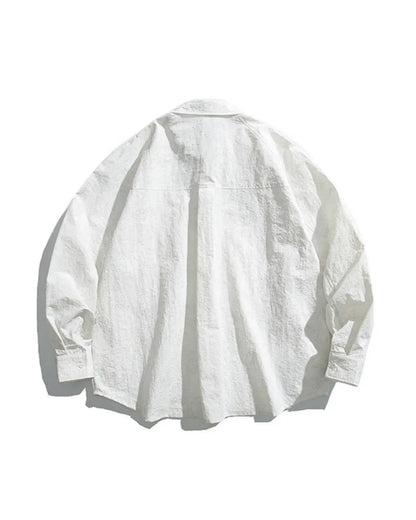 CRINKLE LOOSE SHIRTS W1849