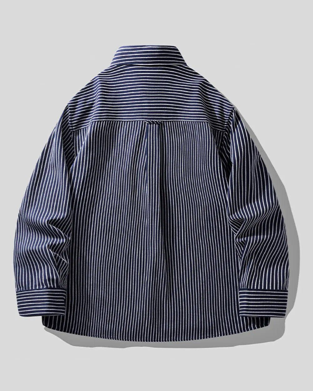 STRIPED WORK POCKET SHIRT JACKET W1980