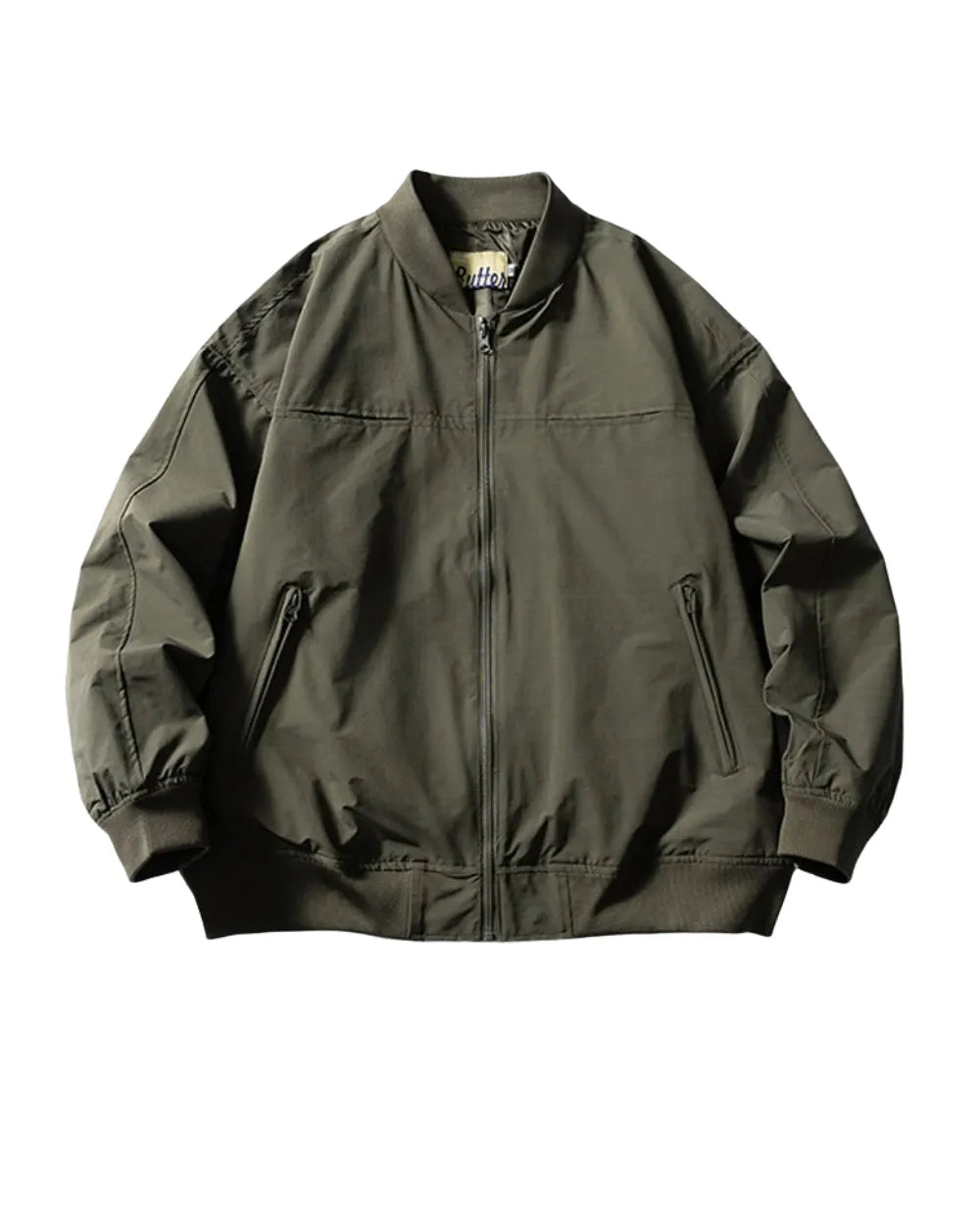 CASUAL ZIP UP ZIPPER JACKET W1925