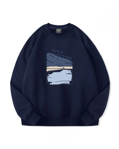 GRAPHIC PRINT SWEAT W1908
