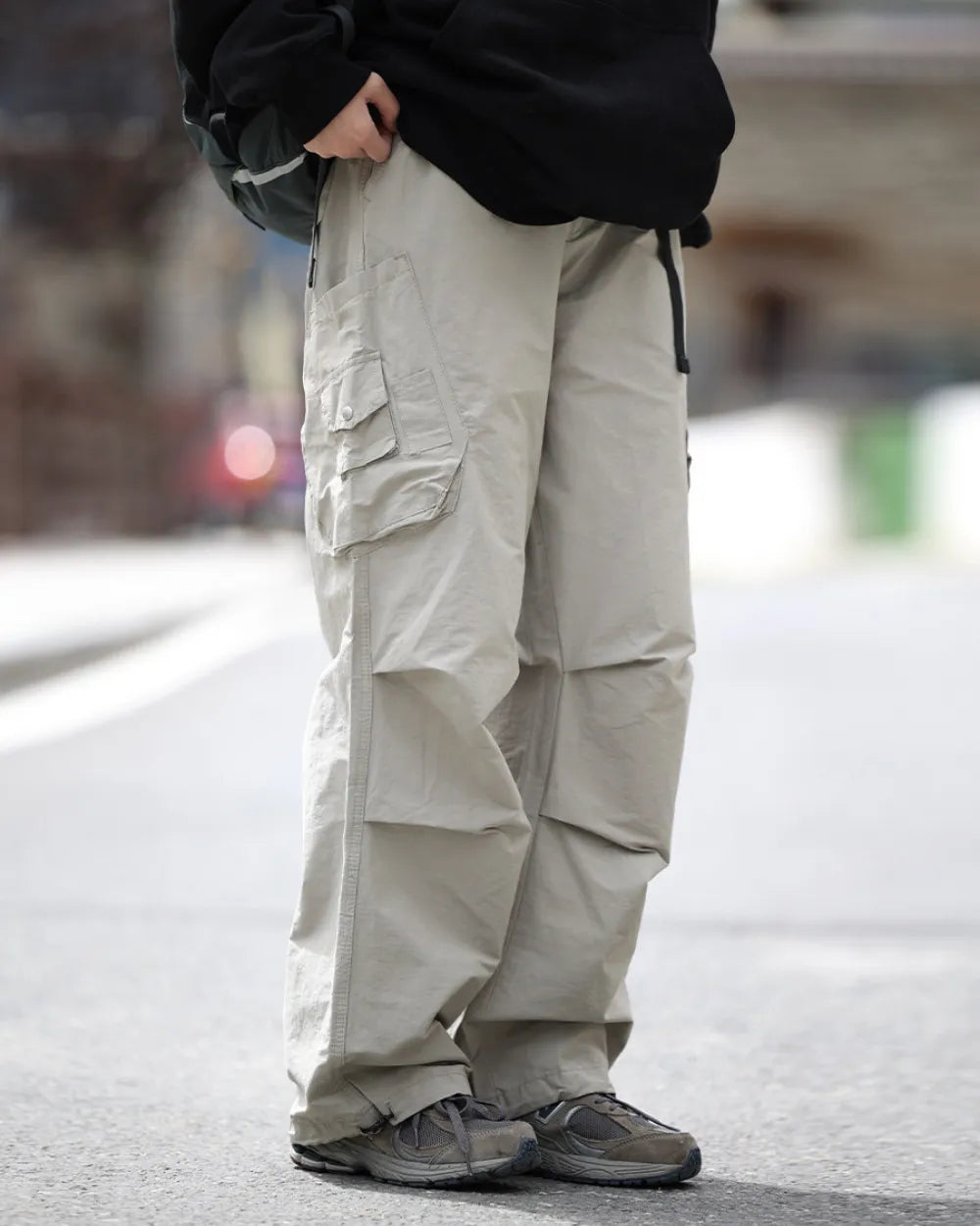 LOOSE FIT TACTICAL CARGO PANTS W1872