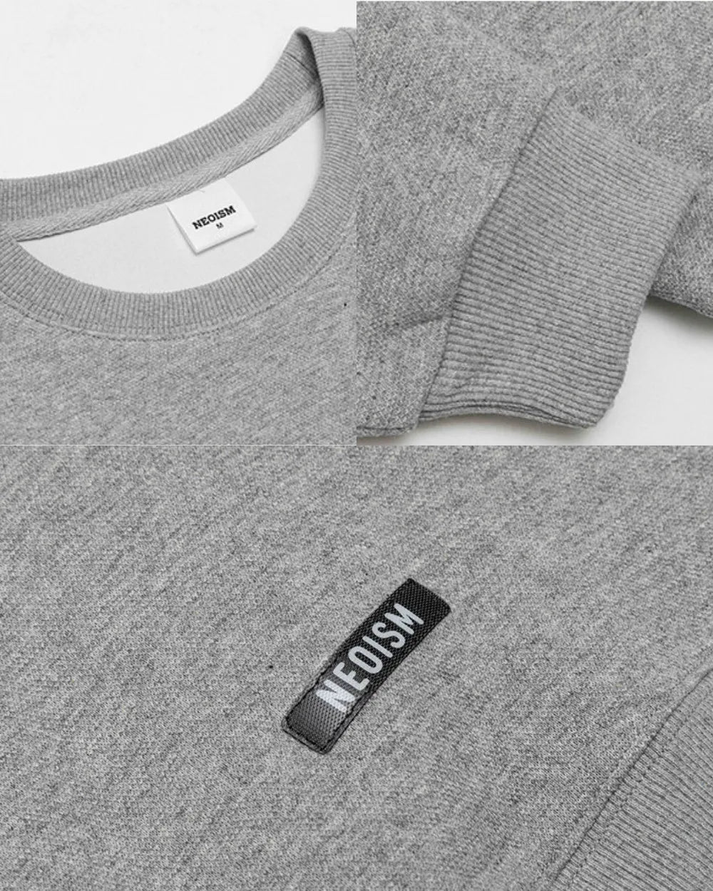 PANELLED RIBBED SWEAT W1879