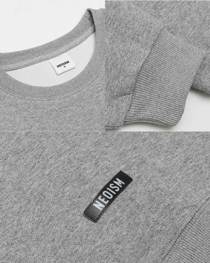 PANELLED RIBBED SWEAT W1879
