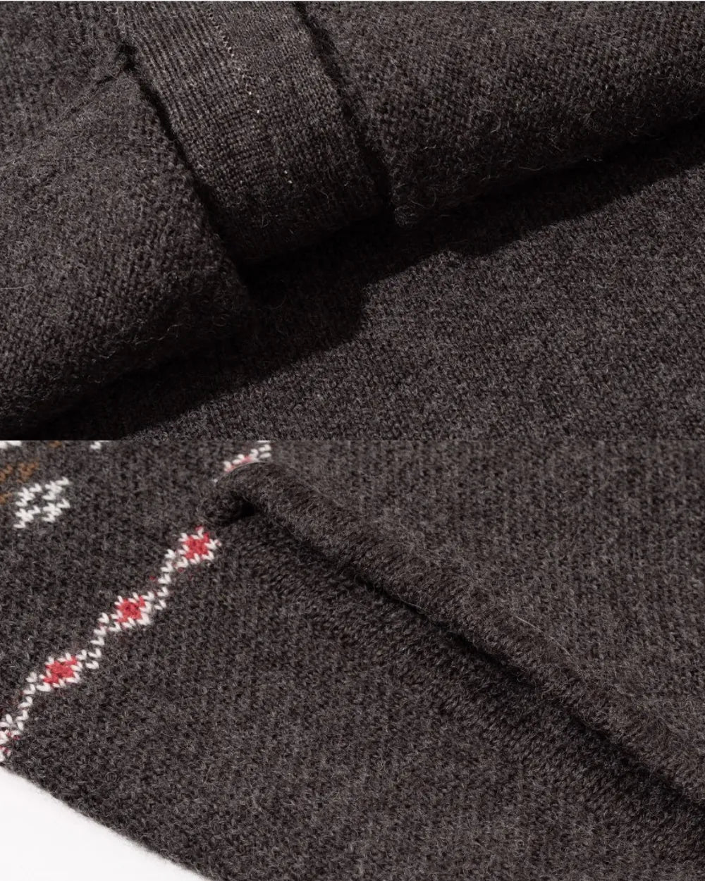 NORDIIC ZIP KNIT JACKET W1994