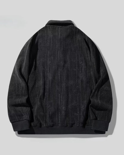 CORDUROY POLO SWEAT SHIRT W1946