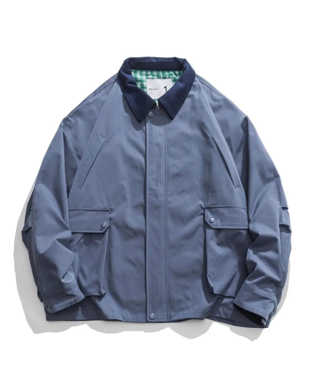COLLAR CONTRAST WORK JACKET W1940
