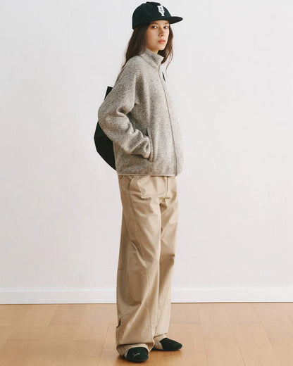 FLEECE STAND ZIP JACKET W1895