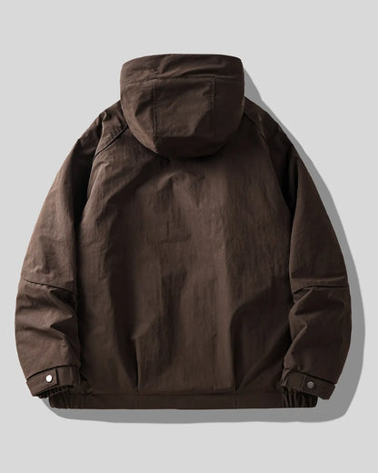 HOODED QUILTED PADDING JACKET W1995