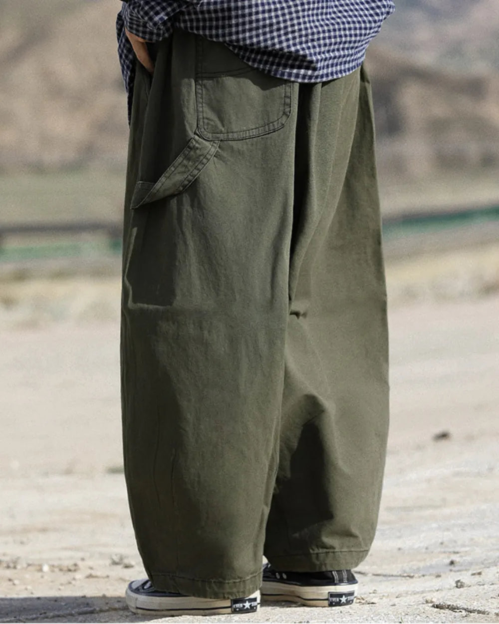 LOOSE FIT CASUAL CARGO PANTS W1885