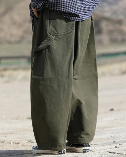 LOOSE FIT CASUAL CARGO PANTS W1885