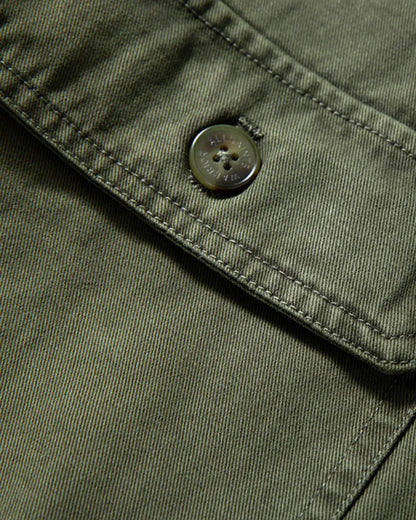 STAND COLLAR WORK SHIRT JACKET W1977