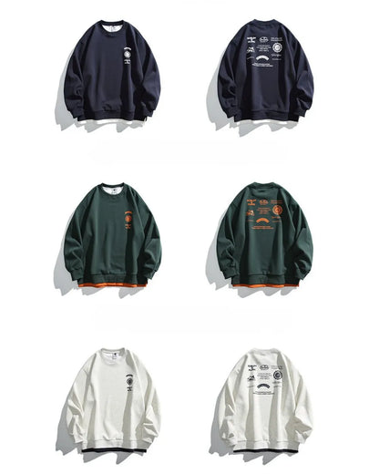 MULTI PRINT OVERSIZED SWEAT W1863