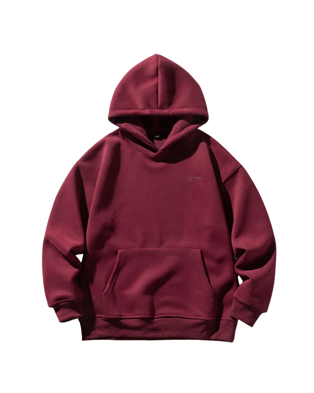 MINIMAL EMBROIDERY OVERSIZED HOODIE W1848