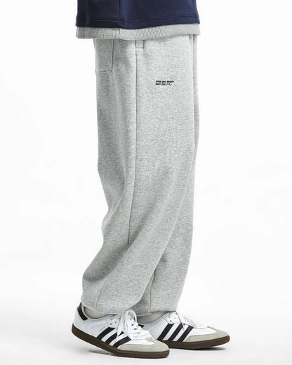 WIDE EMBROIDERED SWEAT PANTS W1861