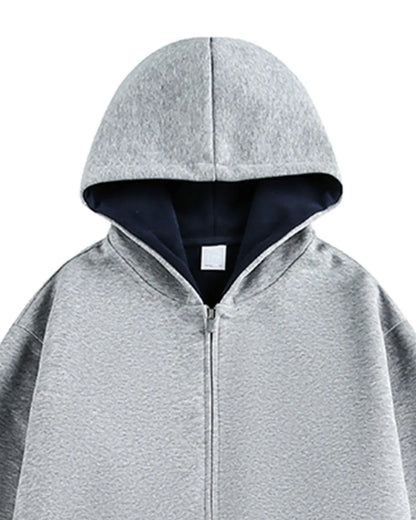 DOUBLE HOOD ZIP PARKA W1966