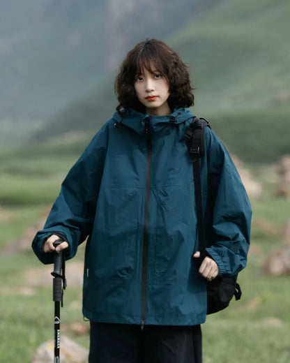 NYLON HOODED TACTICAL JACKET W1901