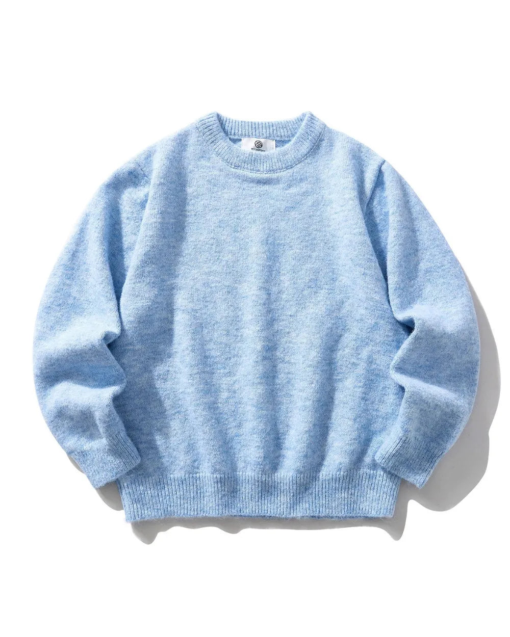 MIXED FABRIC KNIT SWEATER W1951