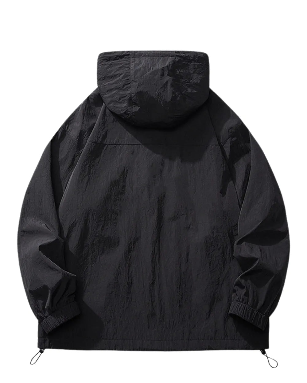 NYLON HALF ZIP HOODIE JACKET W1928
