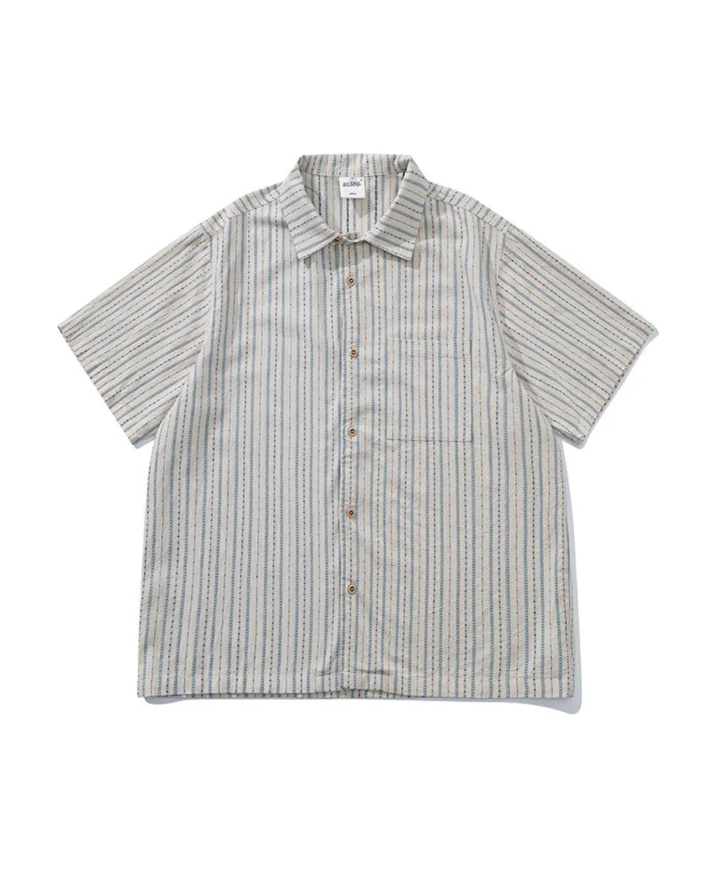 STRIPE SHORT SLEEVE SHIRT W1812