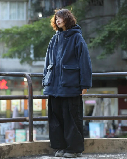 FLEECE HOODIE JACKET W1942