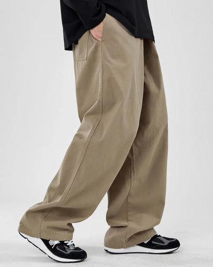 WIDE TUCKED CHINO PANTS W1873