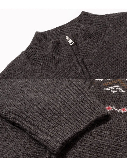 NORDIIC ZIP KNIT JACKET W1994