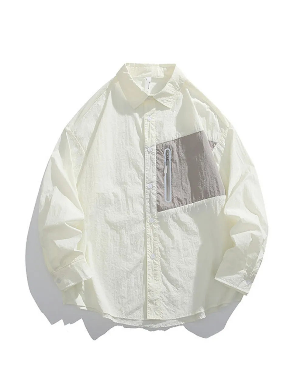 ZIP POCKET LONG SLEEVE SHIRT W1825