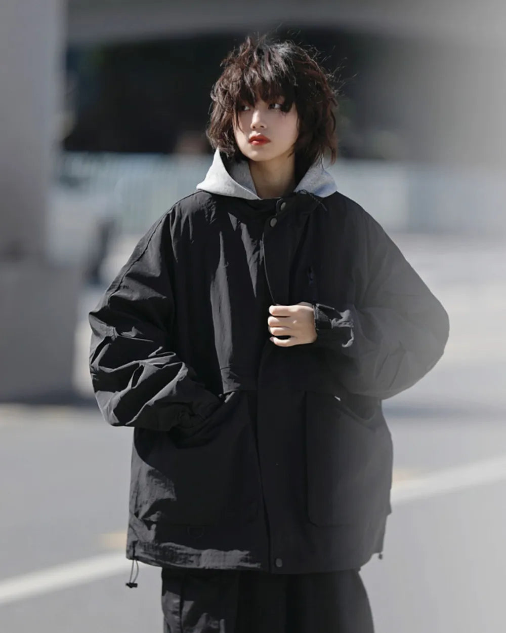 OVERSIZED TACTICAL JACKET W1870